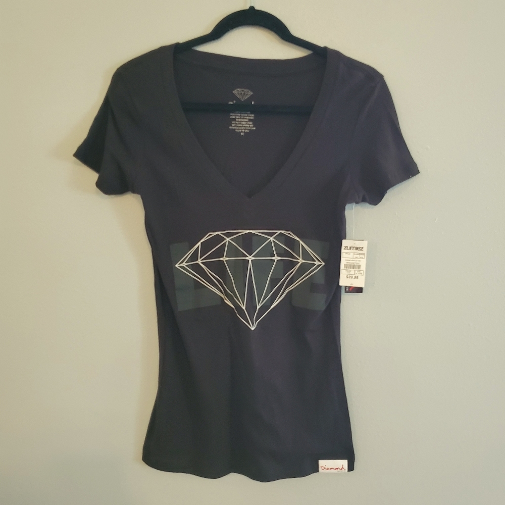 Diamond graphic tee